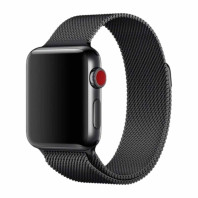 Ремешок на Apple watch 38/40/41mm Milanese Loop Band Black 